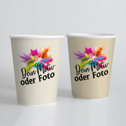 Kaffee to Go Becher individuell mit Logo bedrucken