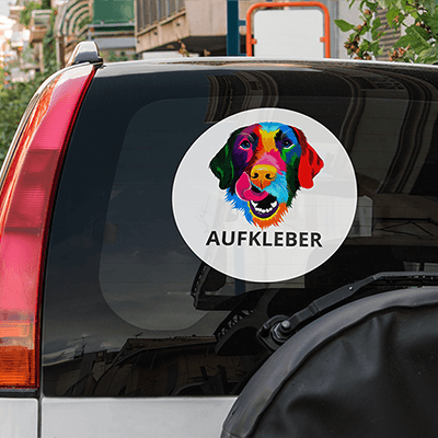 Autoaufkleber individuell bedrucken